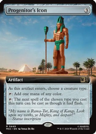 Image of Progenitor's Icon (Extended Art) (MSC-449) - Commander: Marvel Super Heroes Foil