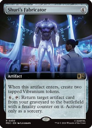 Image of Shuri's Fabricator (Extended Art) (MSC-450) - Commander: Marvel Super Heroes