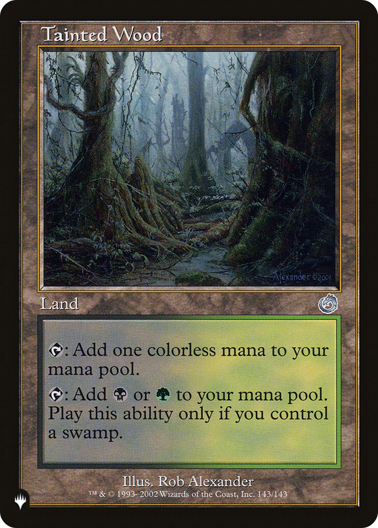 Image of Tainted Wood [The List]