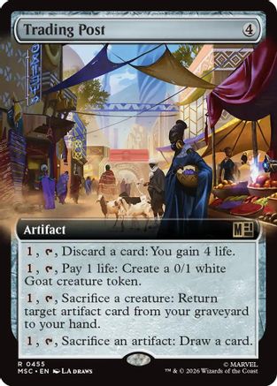Image of Trading Post (Extended Art) (MSC-455) - Commander: Marvel Super Heroes