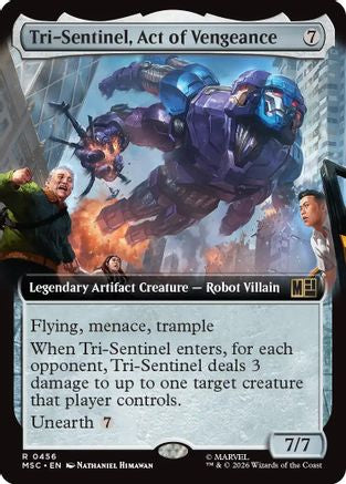 Image of Tri-Sentinel, Act of Vengeance (Extended Art) (MSC-456) - Commander: Marvel Super Heroes