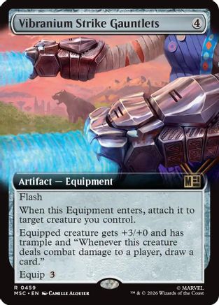 Image of Vibranium Strike Gauntlets (Extended Art) (MSC-459) - Commander: Marvel Super Heroes