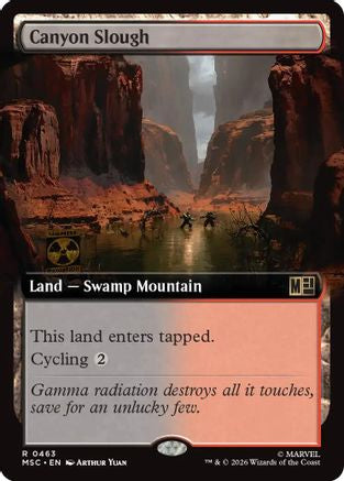 Image of Canyon Slough (Extended Art) (MSC-463) - Commander: Marvel Super Heroes