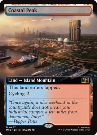 Image of Coastal Peak (Extended Art) (MSC-467) - Commander: Marvel Super Heroes