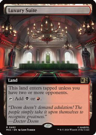 Image of Luxury Suite (Extended Art) (MSC-482) - Commander: Marvel Super Heroes Foil
