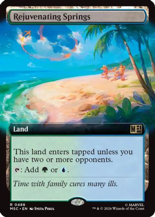 Image of Rejuvenating Springs (Extended Art) (MSC-488) - Commander: Marvel Super Heroes Foil