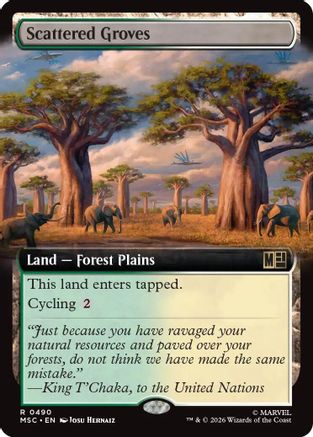 Image of Scattered Groves (Extended Art) (MSC-490) - Commander: Marvel Super Heroes