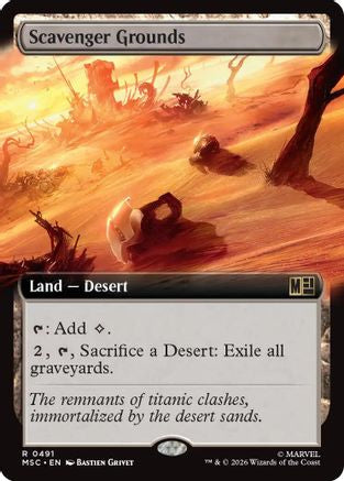 Image of Scavenger Grounds (Extended Art) (MSC-491) - Commander: Marvel Super Heroes
