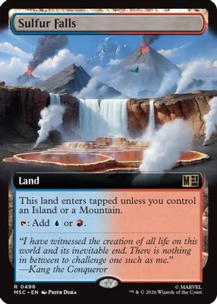 Image of Sulfur Falls (Extended Art) (MSC-496) - Commander: Marvel Super Heroes