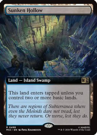 Image of Sunken Hollow (Extended Art) (MSC-498) - Commander: Marvel Super Heroes