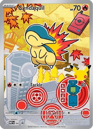 Image of Cyndaquil 047  - Holofoil ME Mega Evolution Promo - Promo