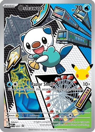 Image of Oshawott 051  - Holofoil ME Mega Evolution Promo - Promo