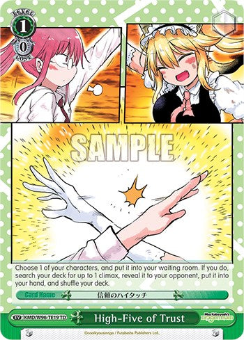 Image of High-Five of Trust [Miss Kobayashi's Dragon Maid]