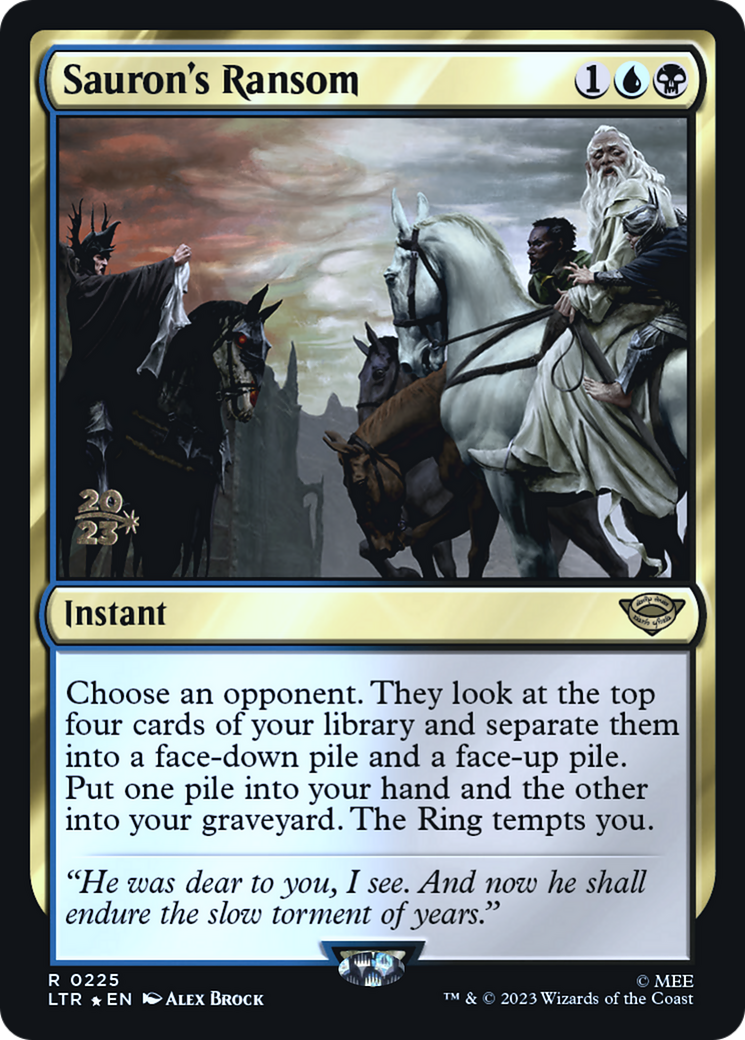 Image of Sauron's Ransom [The Lord of the Rings: Tales of Middle-Earth Prerelease Promos]