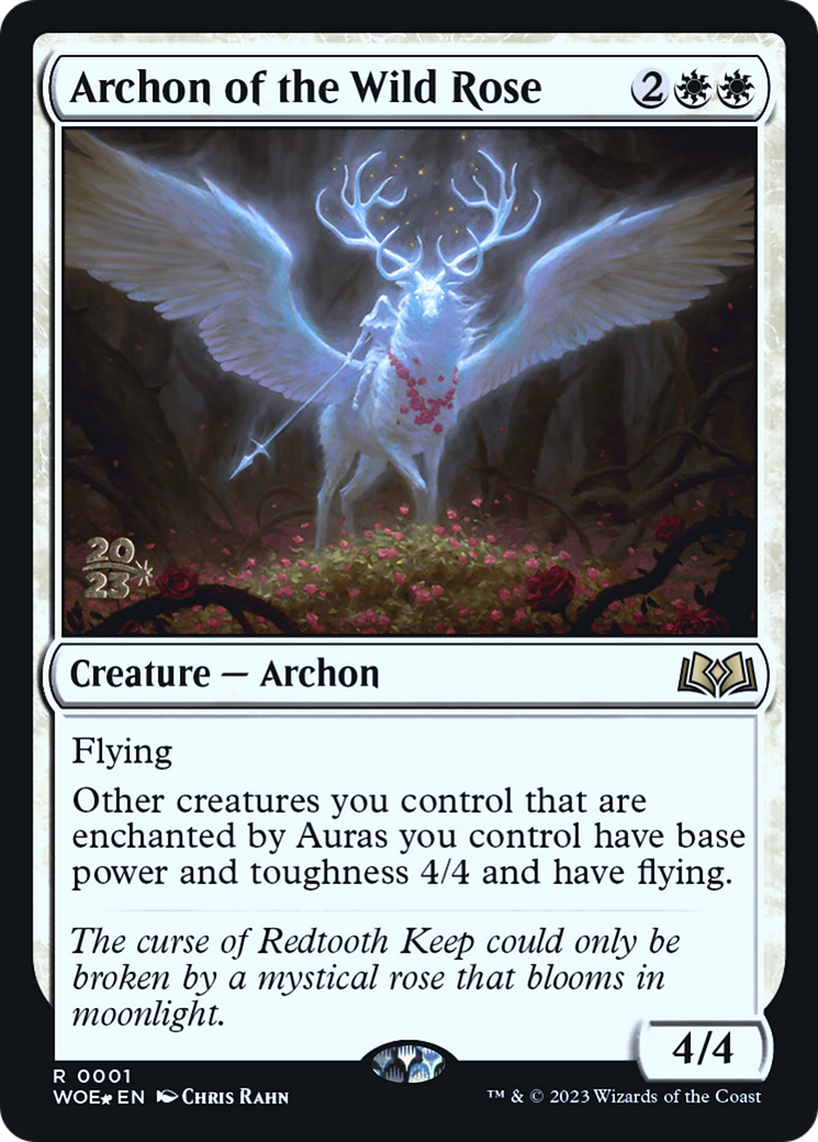 Image of Archon of the Wild Rose [Wilds of Eldraine Prerelease Promos]