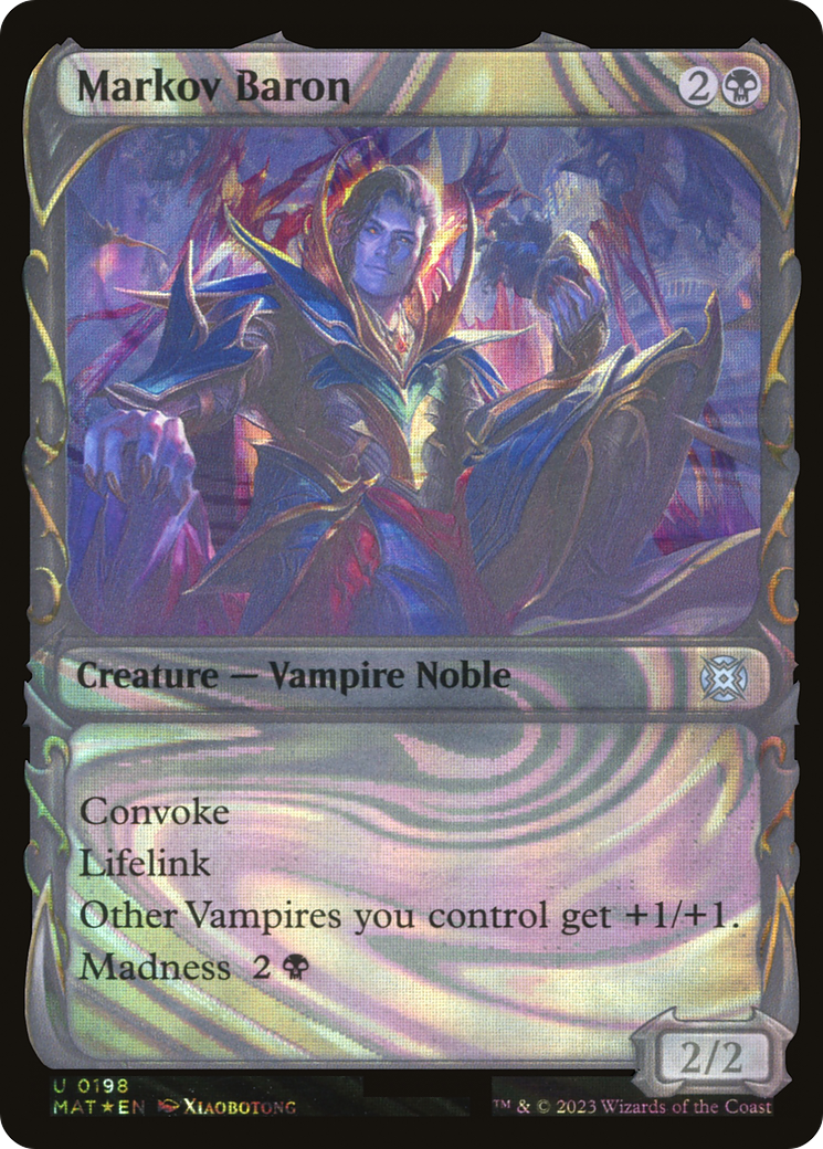 Image of Markov Baron (Showcase Halo Foil) [March of the Machine: The Aftermath]