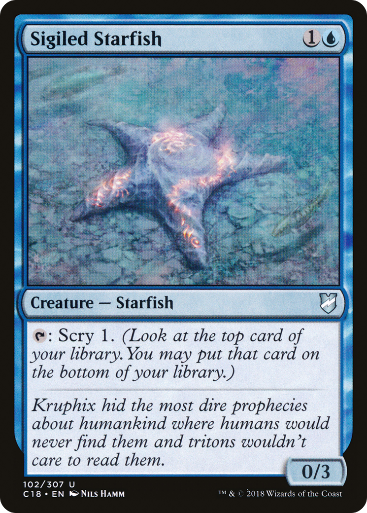 Image of Sigiled Starfish [Commander 2018]