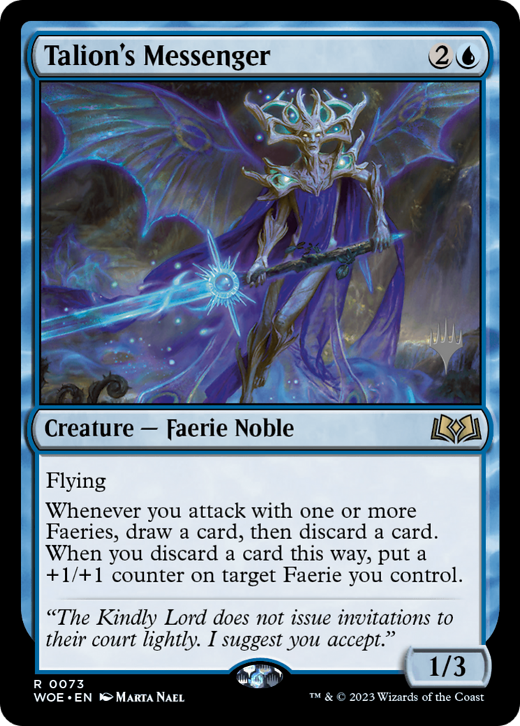 Image of Talion's Messenger (Promo Pack) [Wilds of Eldraine Promos]