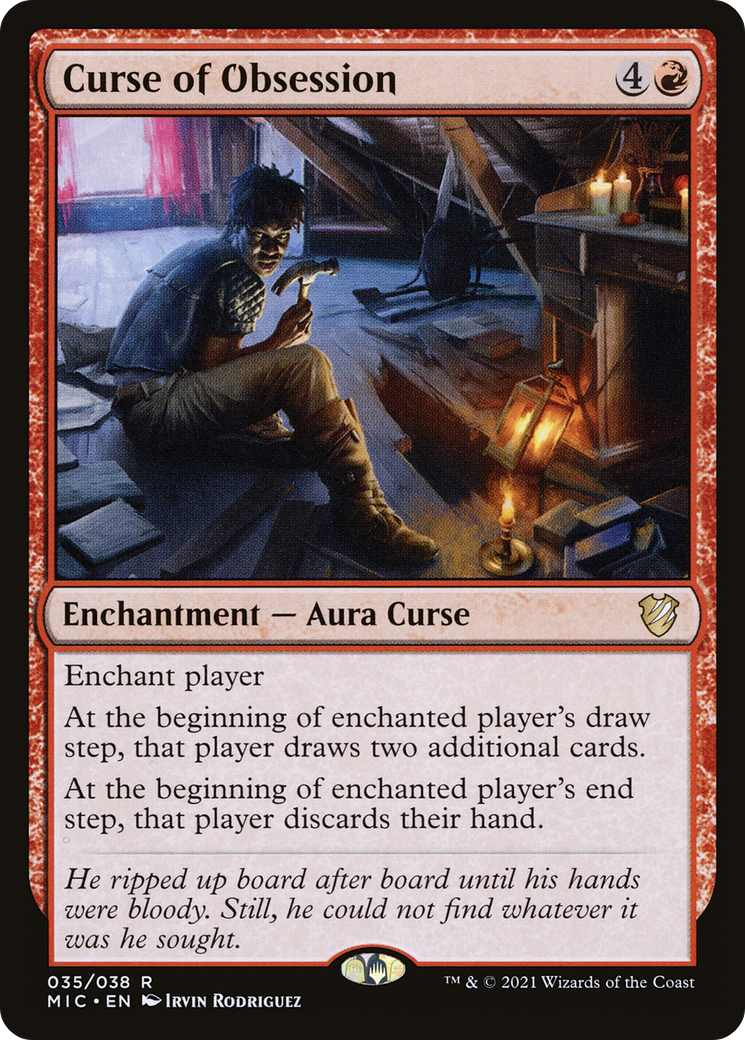 Image of Curse of Obsession [Innistrad: Midnight Hunt Commander]