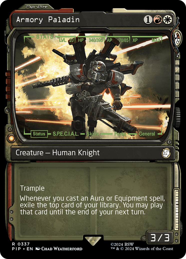 Image of Armory Paladin (Showcase) [Fallout]