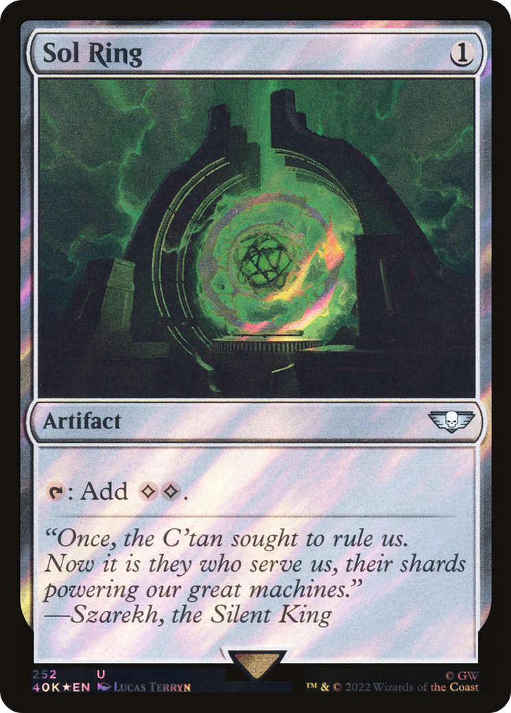 Image of Sol Ring (252) (Surge Foil) [Warhammer 40,000]
