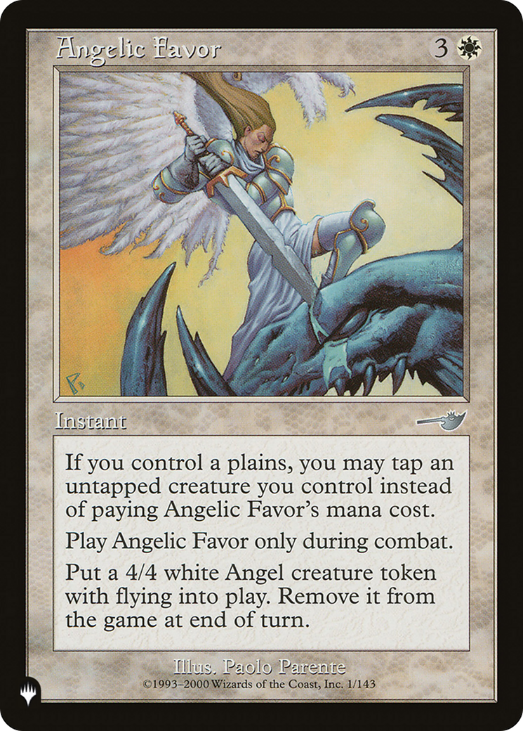 Image of Angelic Favor [The List]