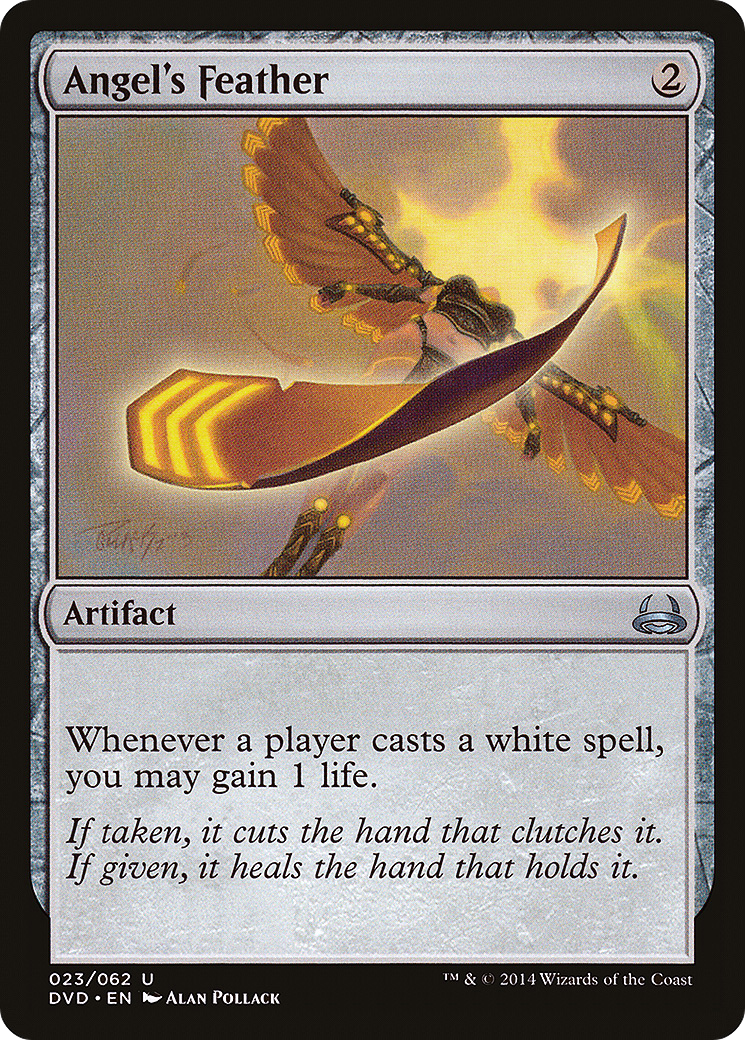 Image of Angel's Feather (Divine vs. Demonic) [Duel Decks Anthology]