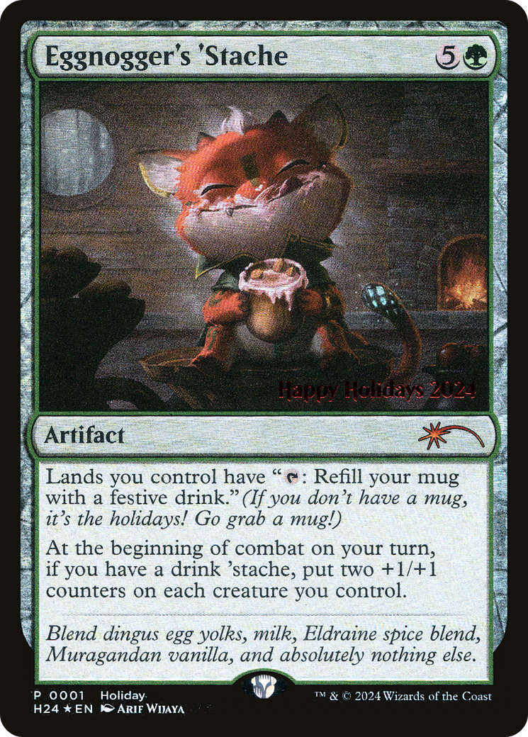 Image of Eggnogger's 'Stache [Happy Holidays]
