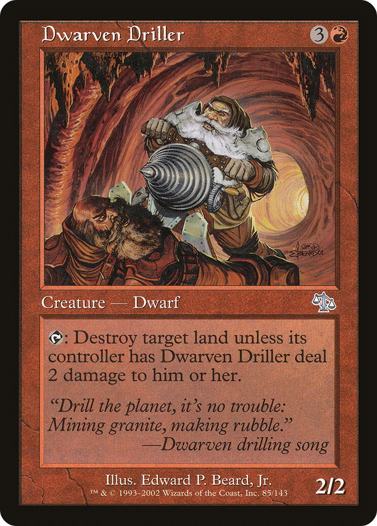 Image of Dwarven Driller [Judgment]