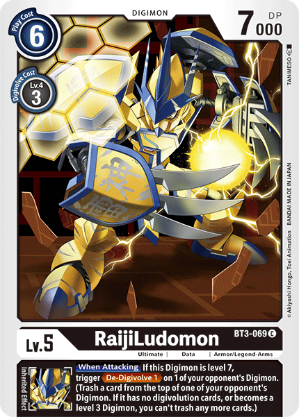 Image of RaijiLudomon [BT3-069] [Release Special Booster Ver.1.5]