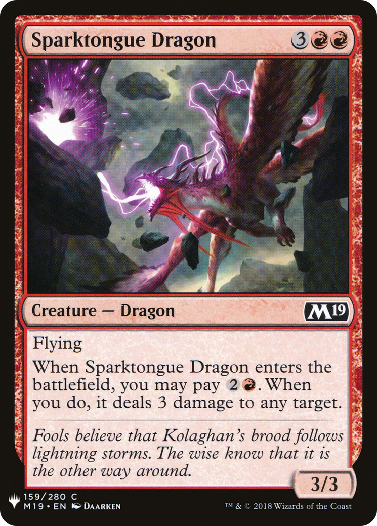 Image of Sparktongue Dragon [Mystery Booster]