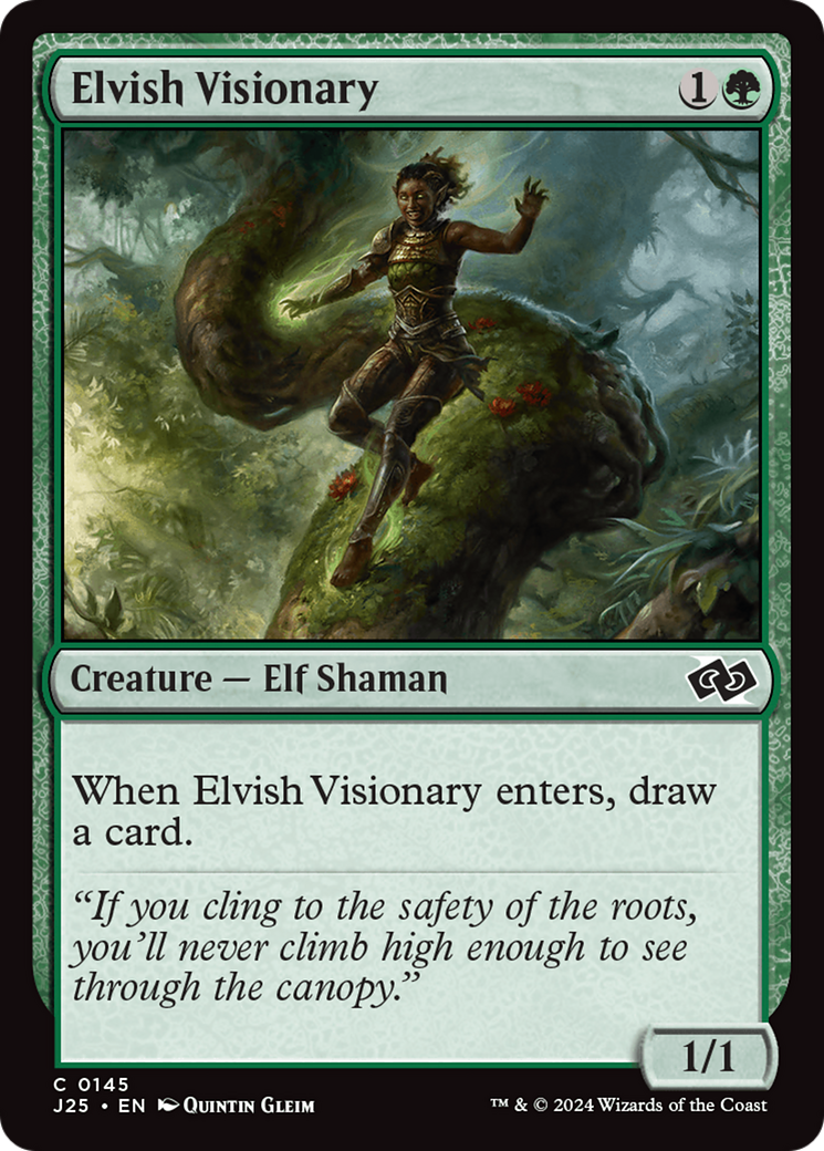 Image of Elvish Visionary [Foundations Jumpstart]