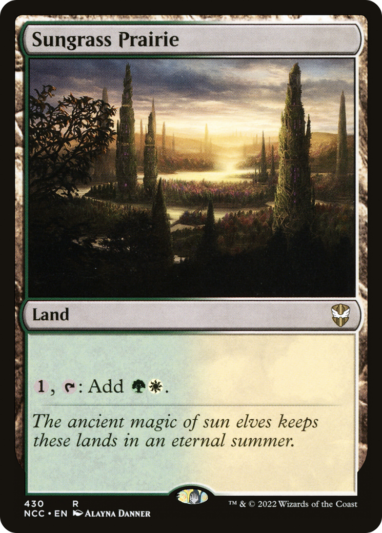 Image of Sungrass Prairie [Streets of New Capenna Commander]