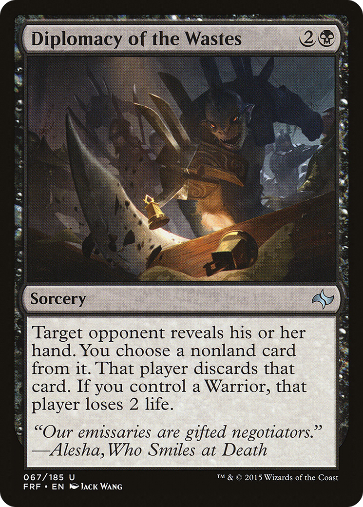 Image of Diplomacy of the Wastes [Fate Reforged]