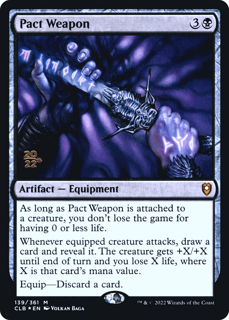 Image of Pact Weapon [Commander Legends: Battle for Baldur's Gate Prerelease Promos]