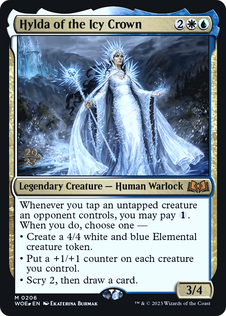 Image of Hylda of the Icy Crown [Wilds of Eldraine Prerelease Promos]