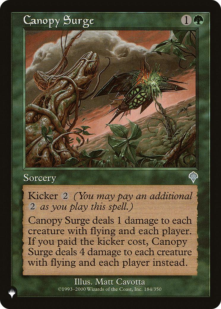 Image of Canopy Surge [The List]