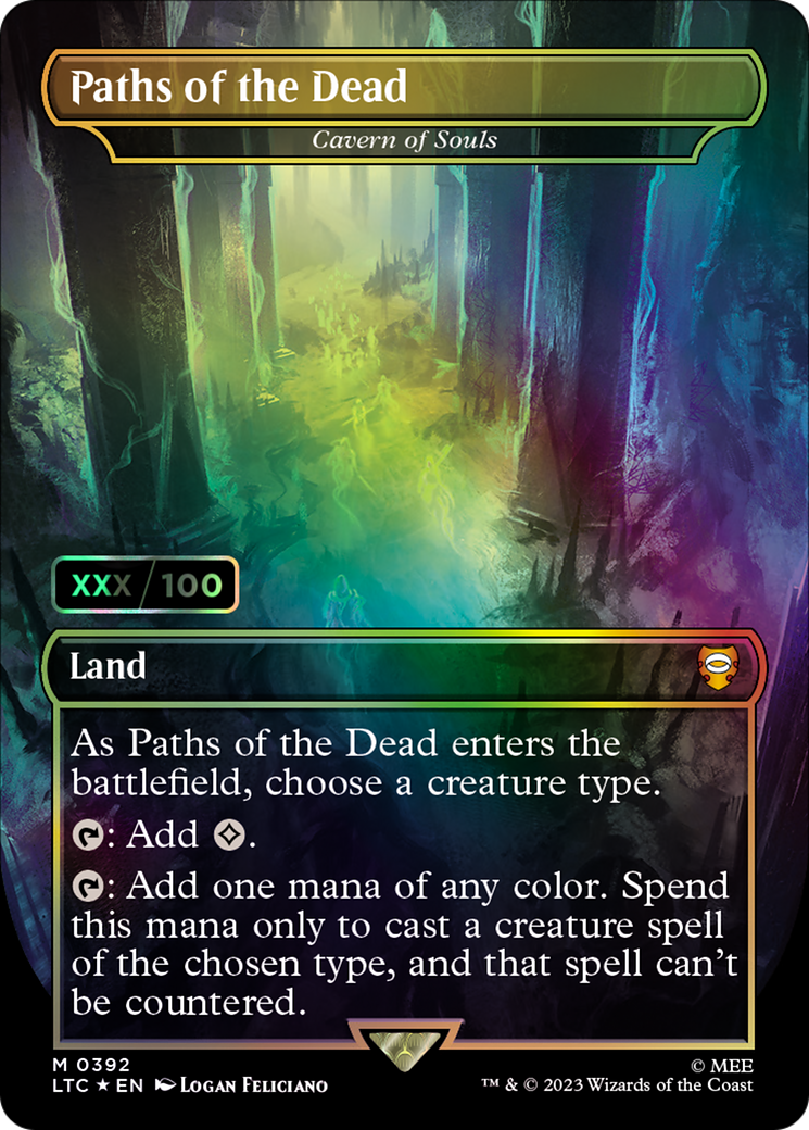 Image of Paths of the Dead - Cavern of Souls (Serialized) [The Lord of the Rings: Tales of Middle-Earth Commander]
