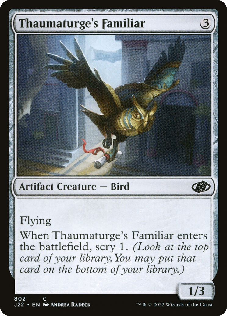 Image of Thaumaturge's Familiar [Jumpstart 2022]
