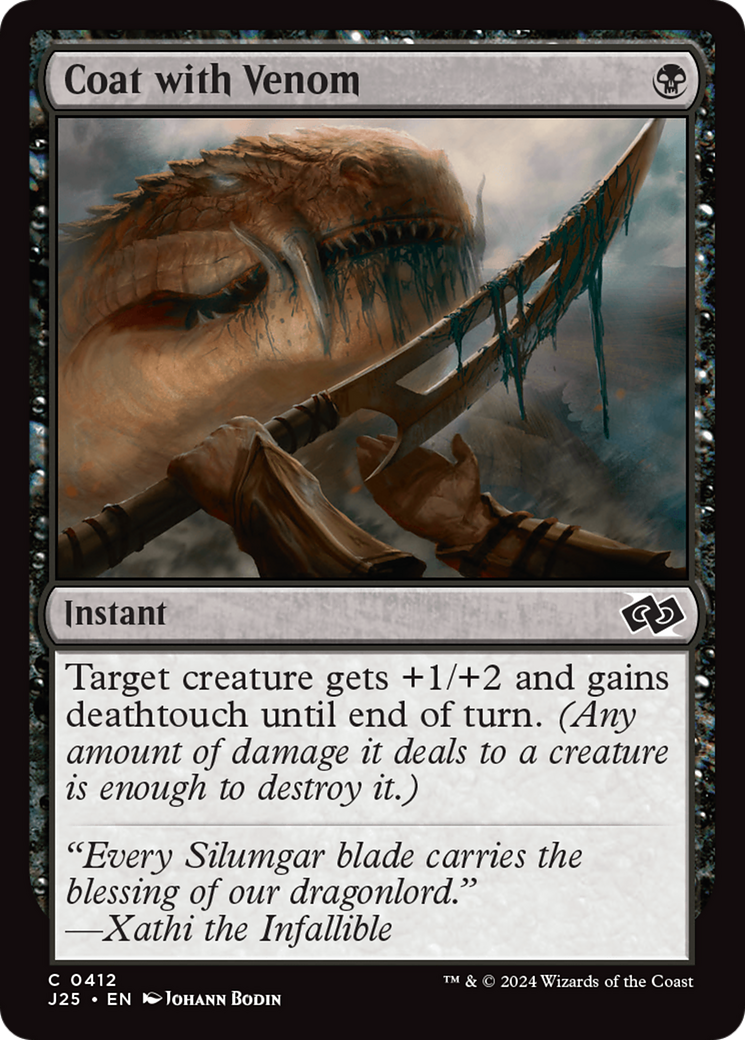 Image of Coat with Venom [Foundations Jumpstart]