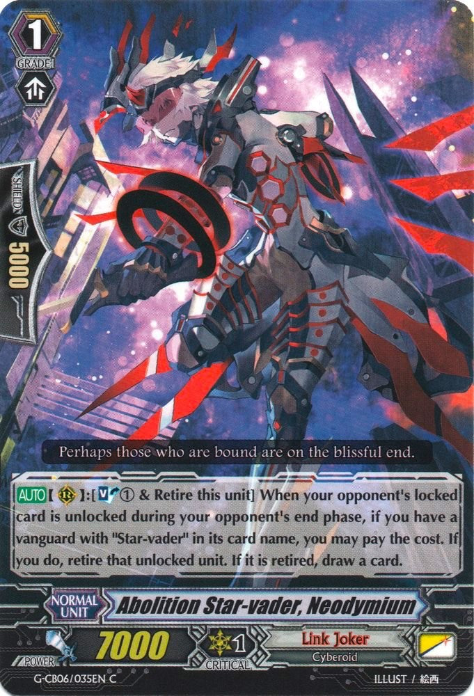 Image of Abolition Star-vader, Neodymium (G-CB06/035EN) [Rondeau of Chaos and Salvation]