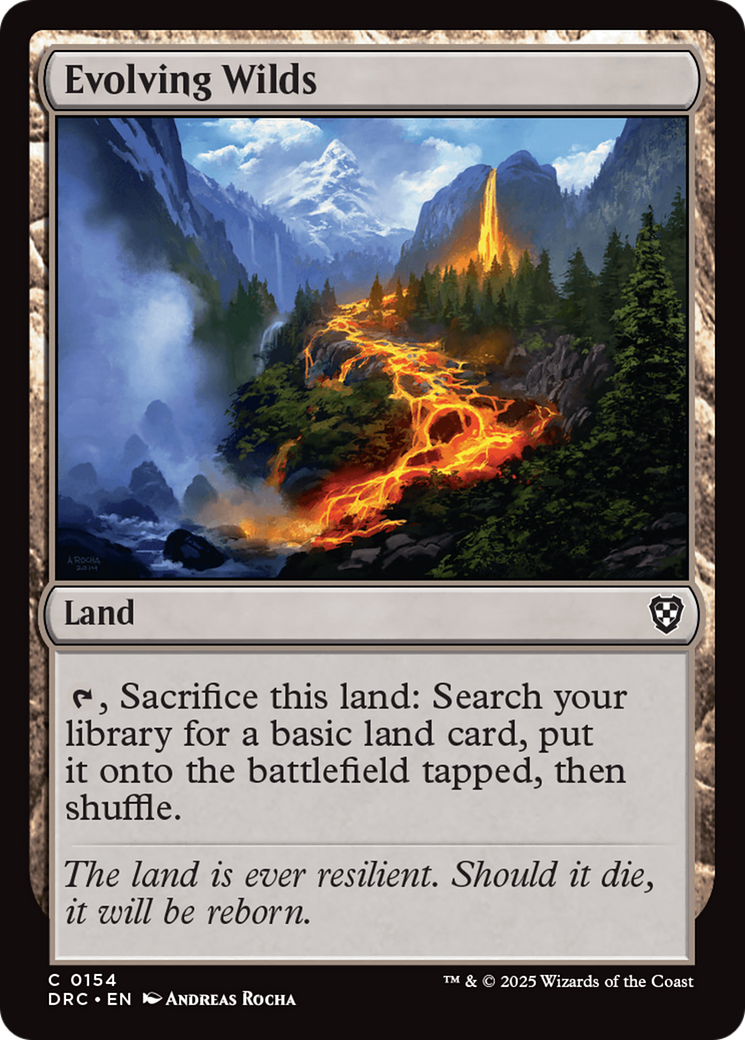 Image of Evolving Wilds (0154) [Aetherdrift Commander]