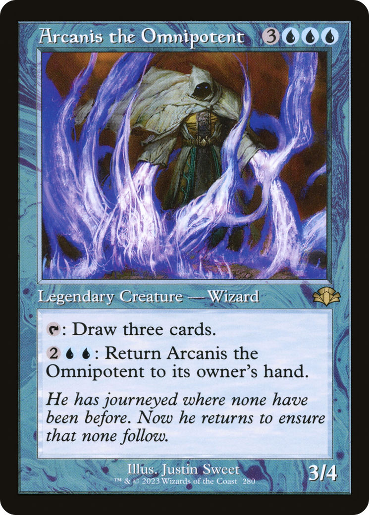 Image of Arcanis the Omnipotent (Retro) [Dominaria Remastered]