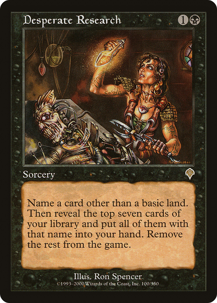 Image of Desperate Research [Invasion]