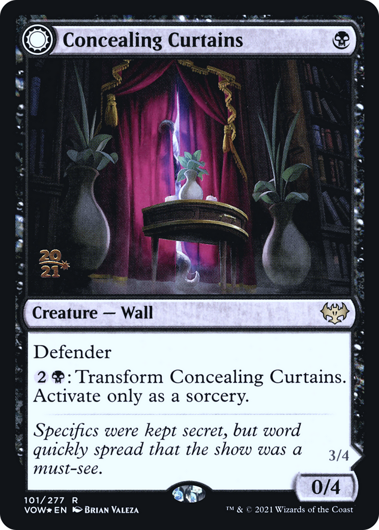 Image of Concealing Curtains // Revealing Eye [Innistrad: Crimson Vow Prerelease Promos]