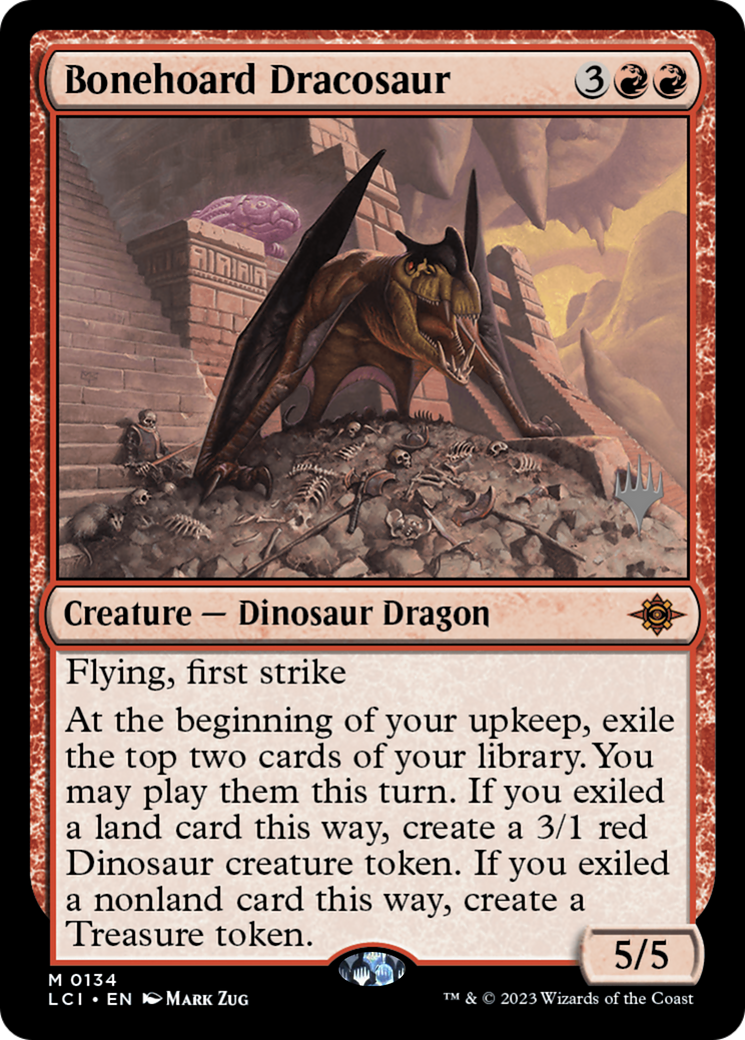 Image of Bonehoard Dracosaur (Promo Pack) [The Lost Caverns of Ixalan Promos]