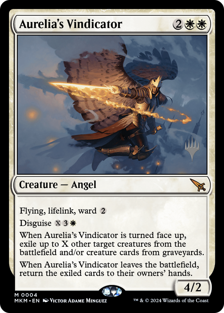 Image of Aurelia's Vindicator (Promo Pack) [Murders at Karlov Manor Promos]