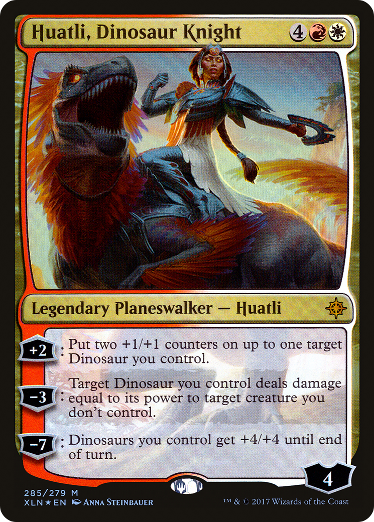 Image of Huatli, Dinosaur Knight [Ixalan]