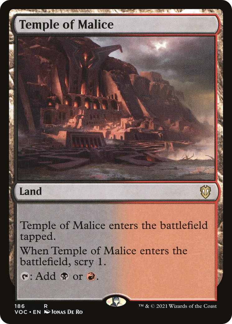 Image of Temple of Malice [Innistrad: Crimson Vow Commander]