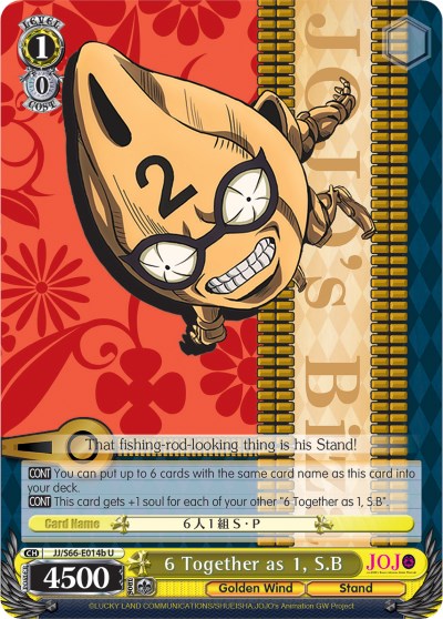 Image of 6 Together as 1, S.B (JJ/S66-E014b U) [JoJo's Bizarre Adventure: Golden Wind]